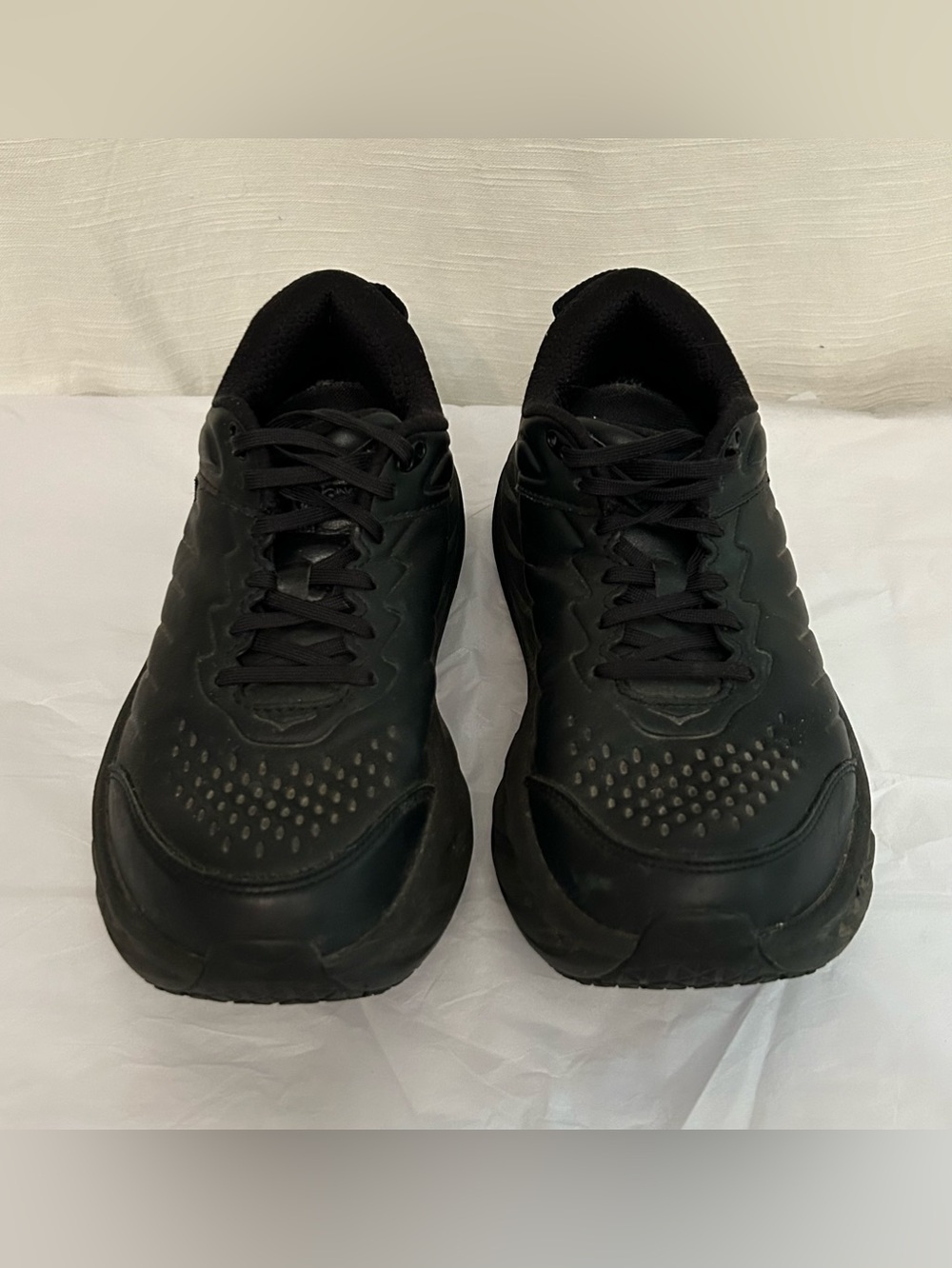 HOKA Bondi Sr. Women's Black Athletic Walking Shoes - Picture 5 of 10